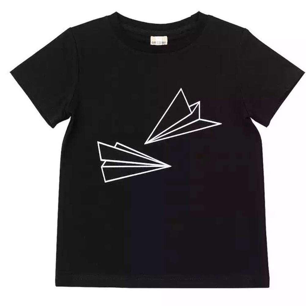 New Paper airplane graphic t-shirt size 4 boy girl